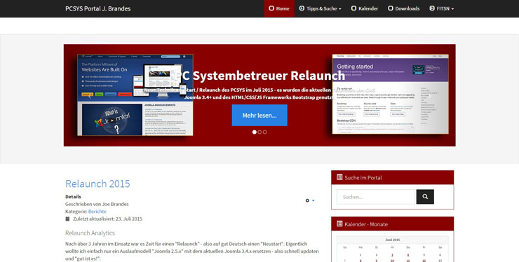 Das neue PCSYS Portal