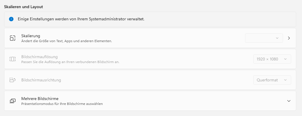 GOP aktiv - hier: Deaktivierung Auflösung
