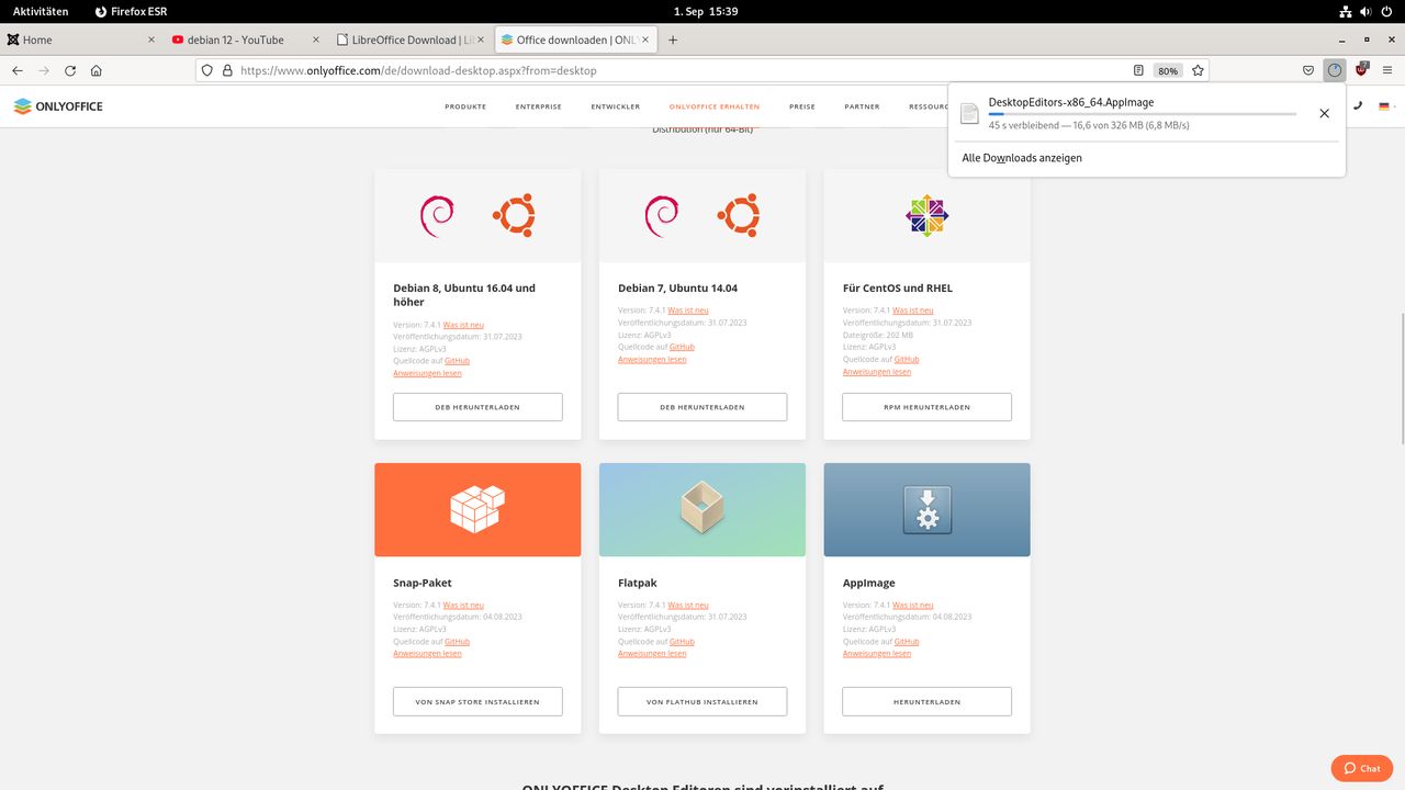 OnlyOffice - Installvarianten