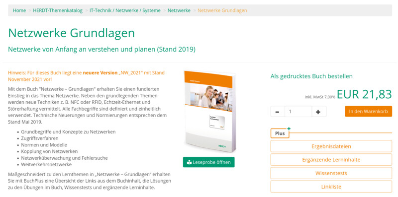 Herdt Verlag - Netzwerke Grundlagen