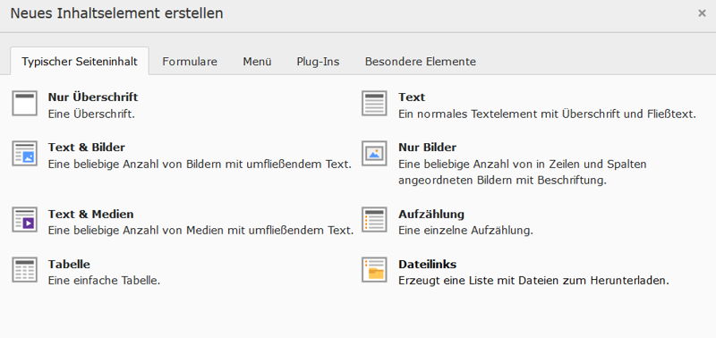 content elements 800px