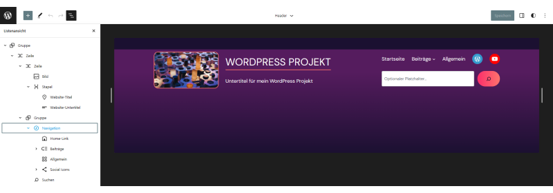 header hierarchy 800px